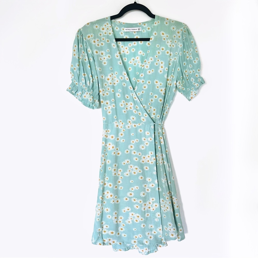 Faithfull the Brand Wrap Mini Dress